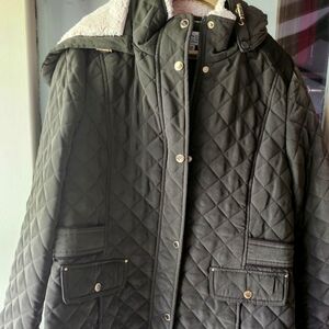 Green criss cross jacket